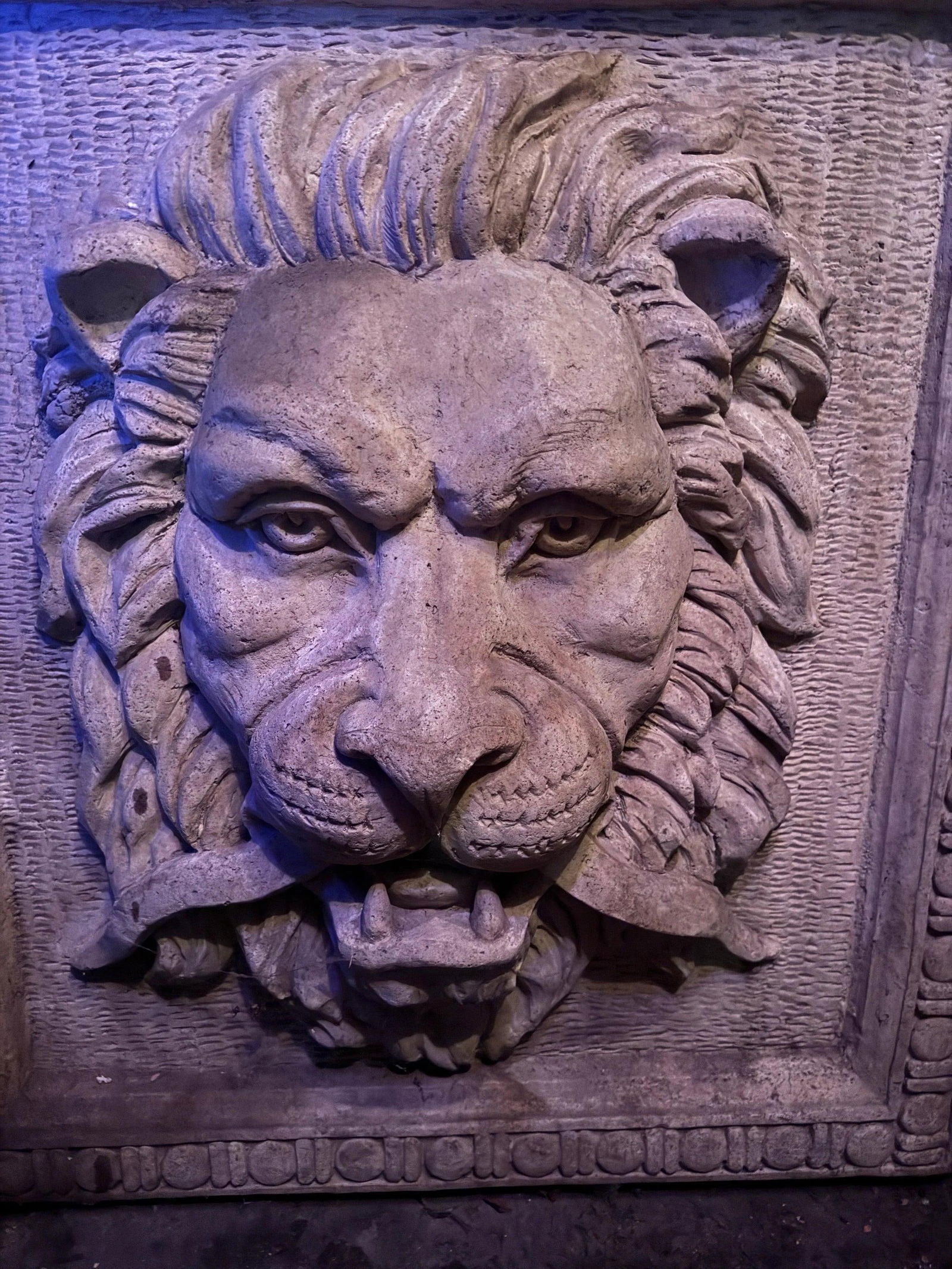 Antique Lion Stone Architectural Wall Salvage - 5