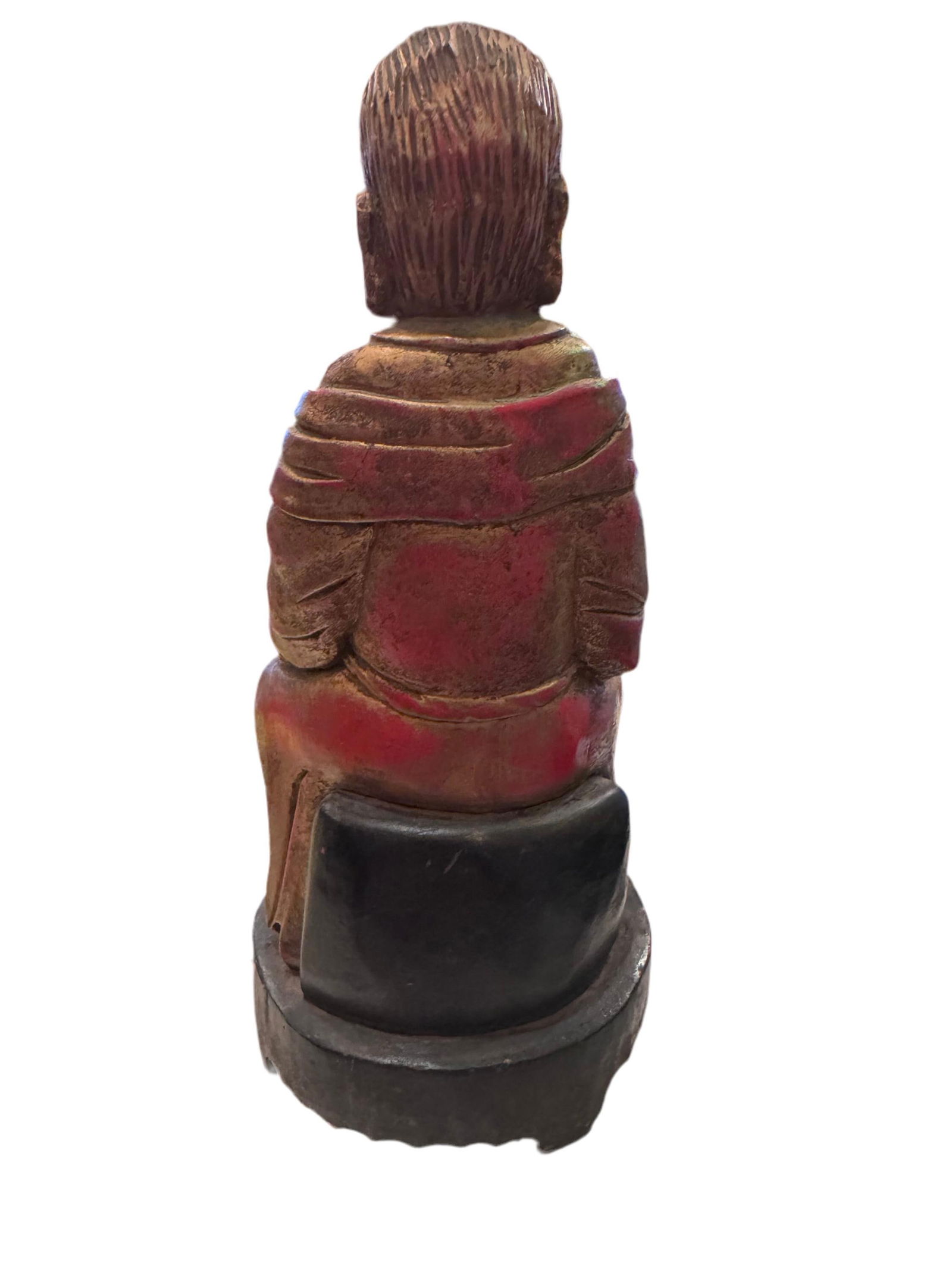 Antique Chinese Carved Wood Sculpture - 4