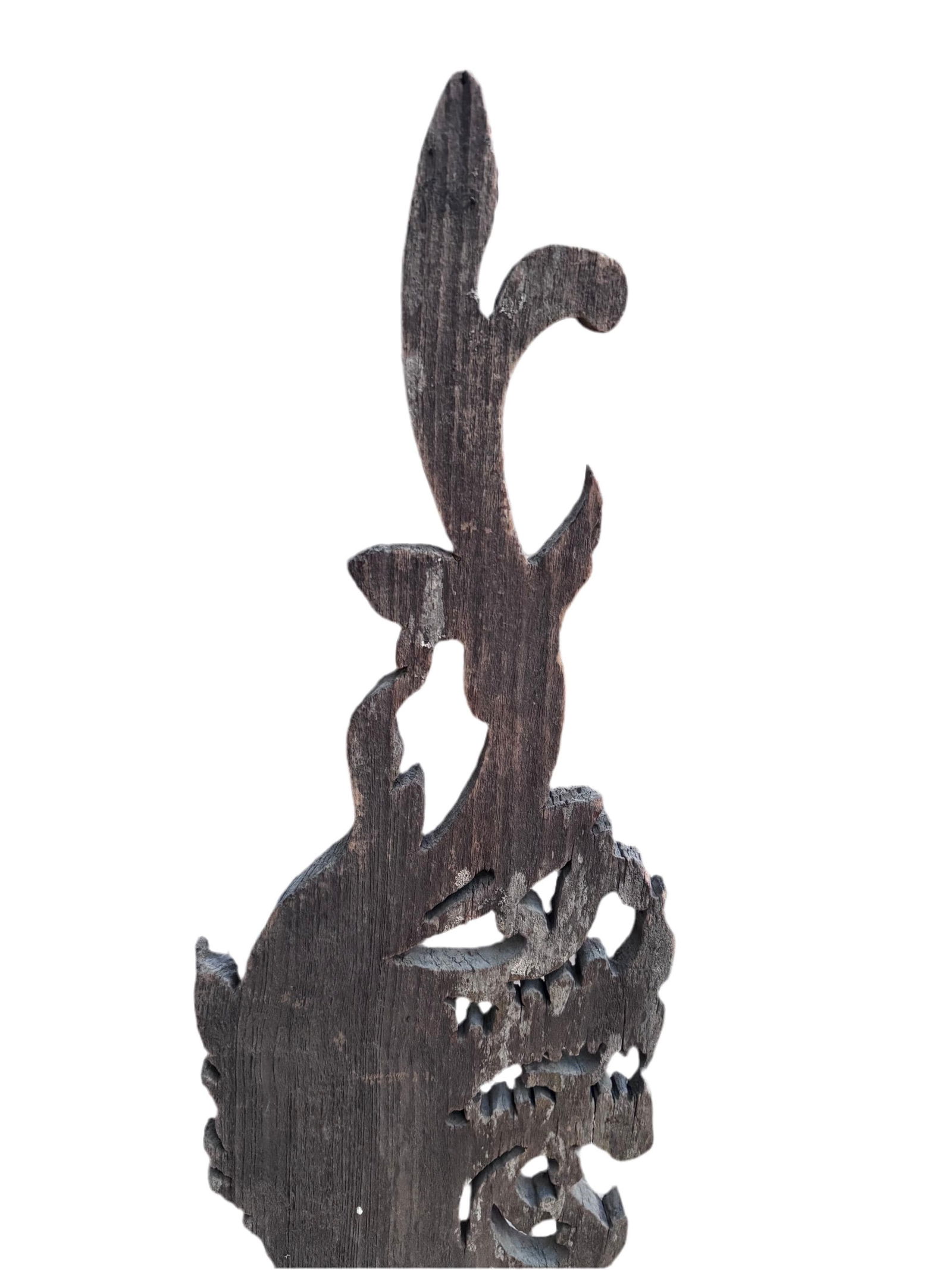 Antique Thai Naga Temple Finial - 3