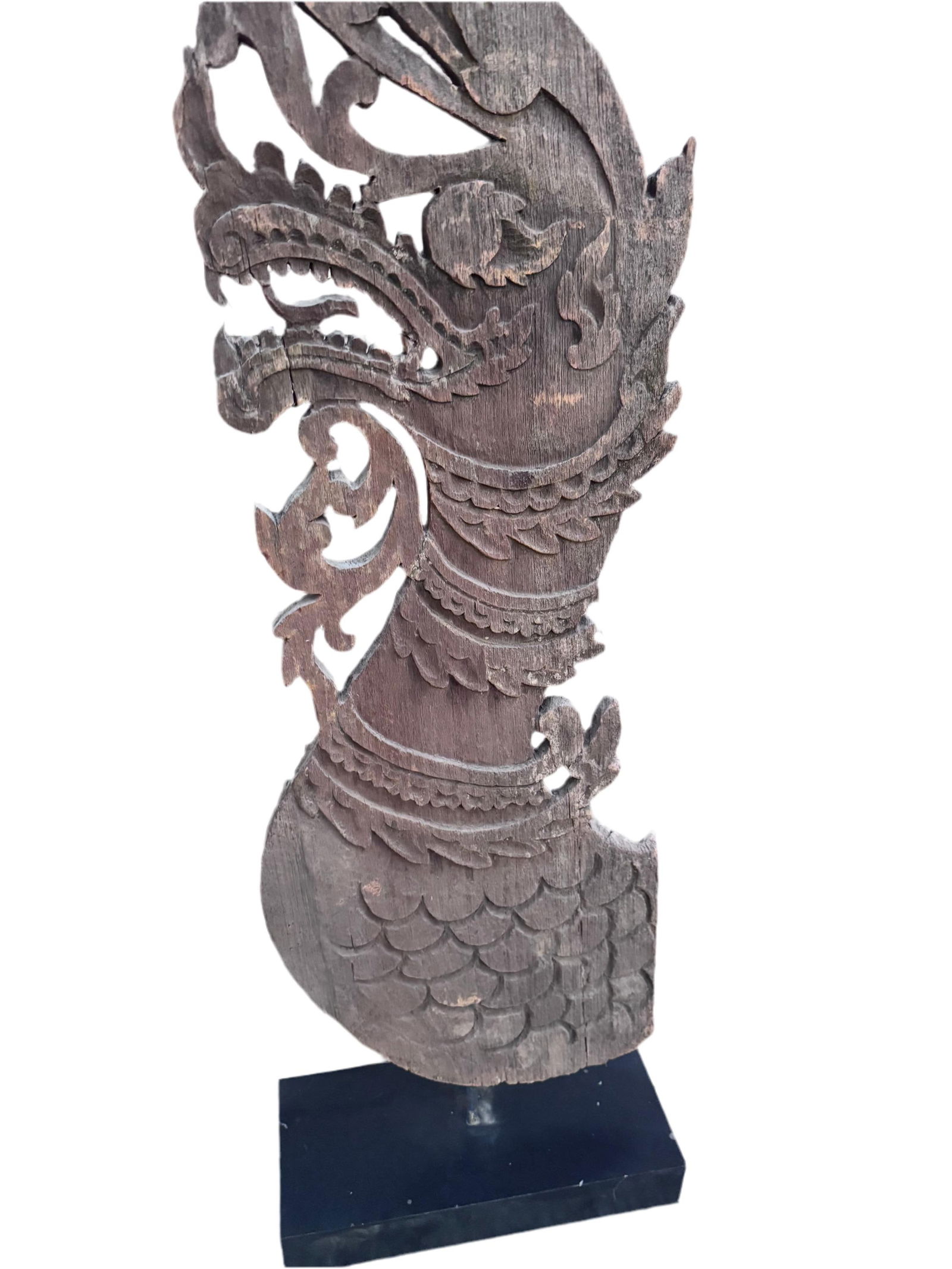 Antique Thai Naga Temple Finial - 7