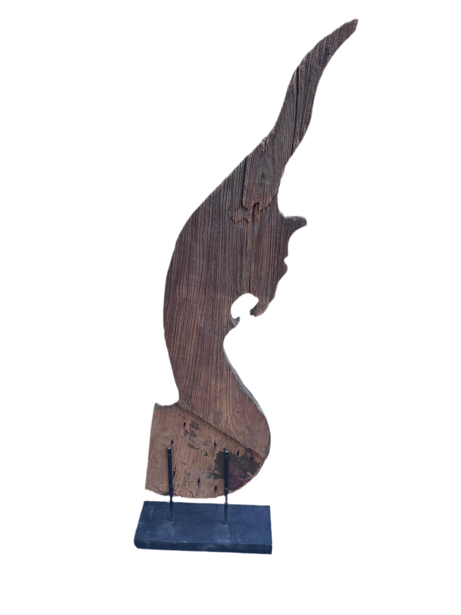 Antique Thai Naga Temple Finial - 3