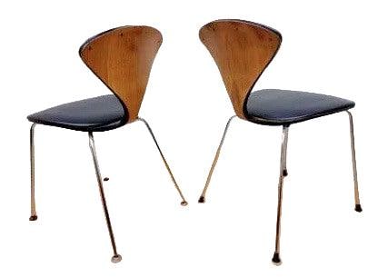 MCM Norman Cherner for Plycraft Side Chair - Pair - 2