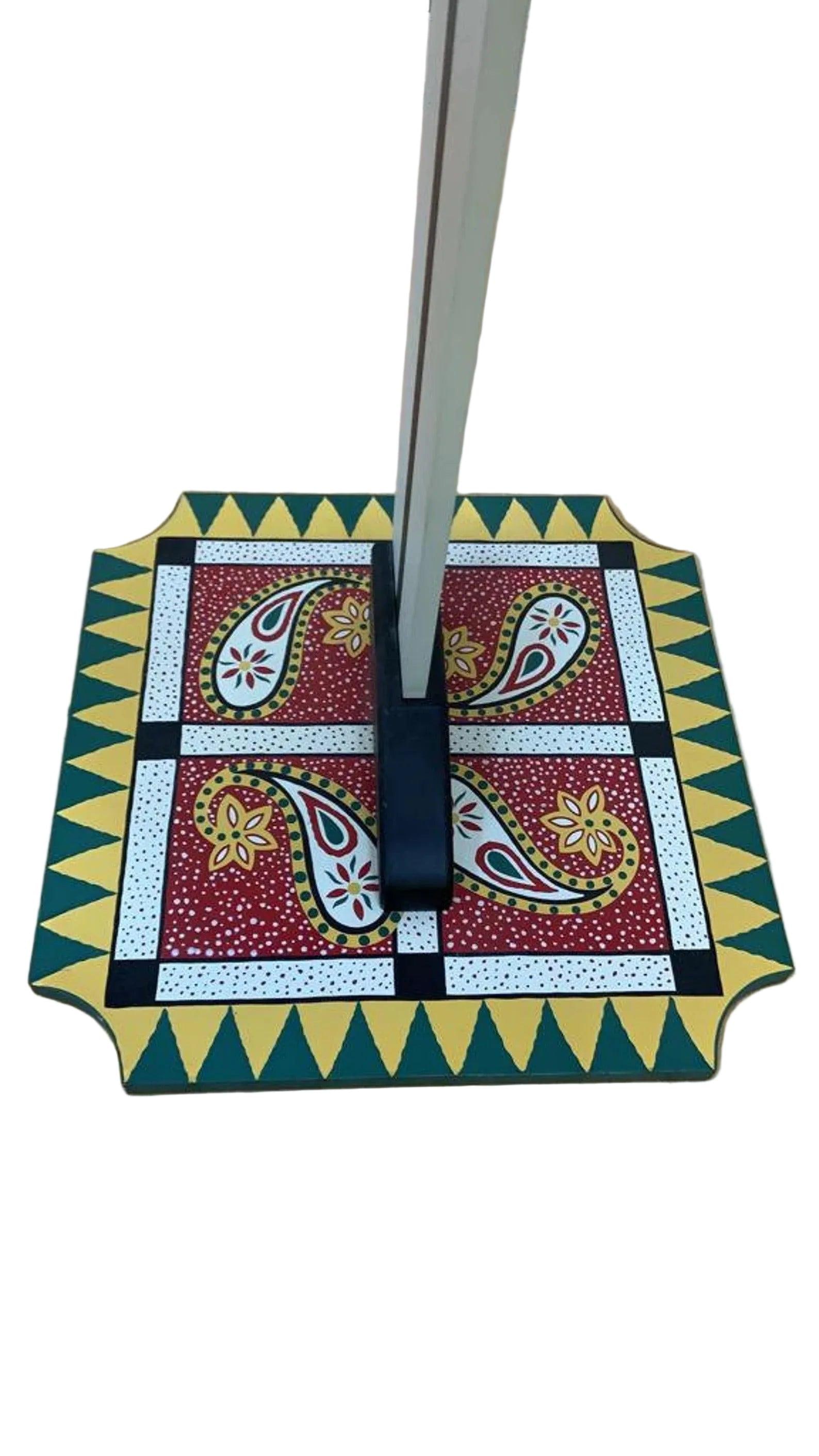 Vintage Art Deco Free Standing Butler with Serving Tray - 7