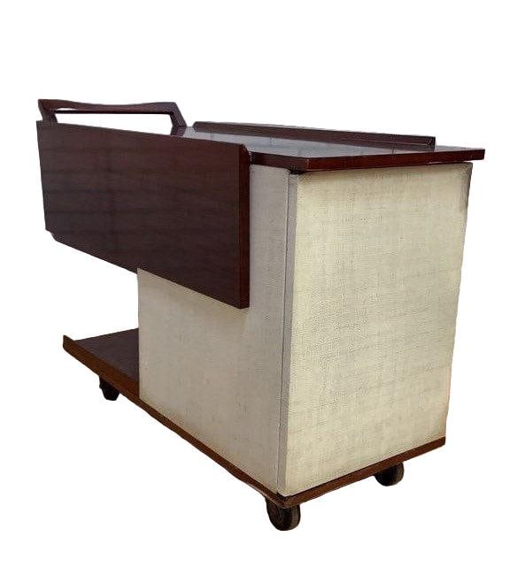 MCM Paul Frankl Expanding Serving Bar Cart - 3