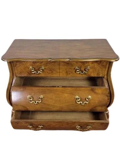 Vintage French Louis XV Revival Style Bombe Chest by Baker Furniture - 7
