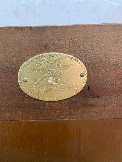 Vintage Empire Style Wall Mirror By Baker Furniture - 2