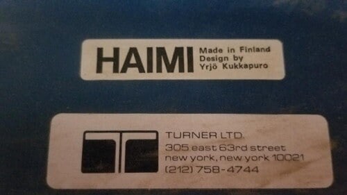 Mid Century Modern Blue Suede Swivel Chairs – Yrjö Kukkapuro, Set of 3 - 10