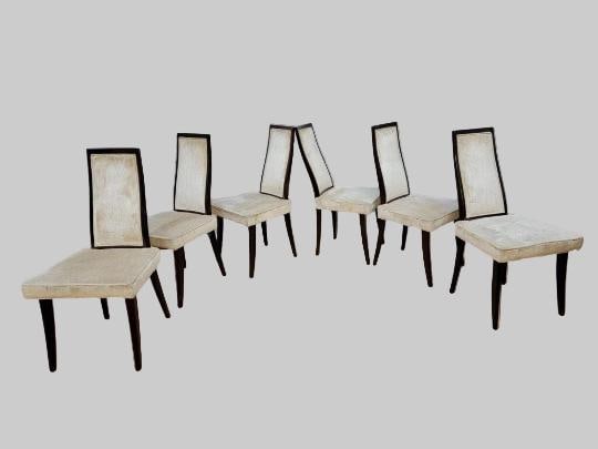 MCM Harvey Probber High Back Dining Chairs - Set of 6 - 3