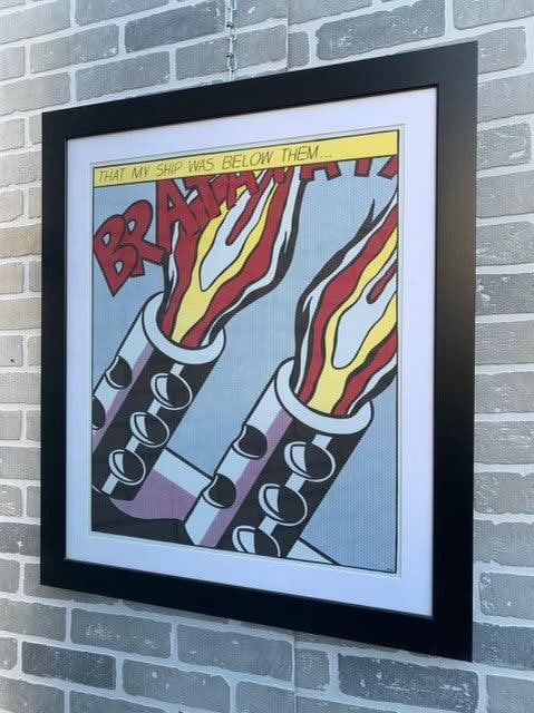 Vintage Roy Lichtenstein Lithograph Triptych "As I Opened Fire" - Set of 3 - 3