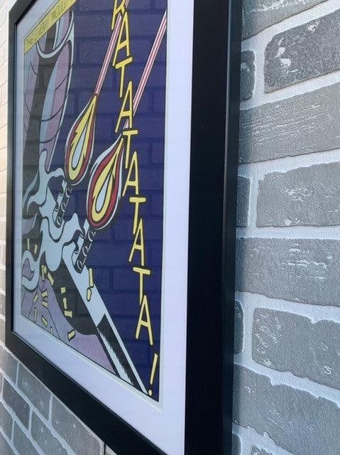 Vintage Roy Lichtenstein Lithograph Triptych "As I Opened Fire" - Set of 3 - 7