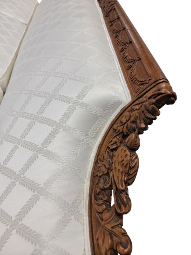 Antique Duncan Phyfe Finely Carved Mahogany Parlor Sofa - 7