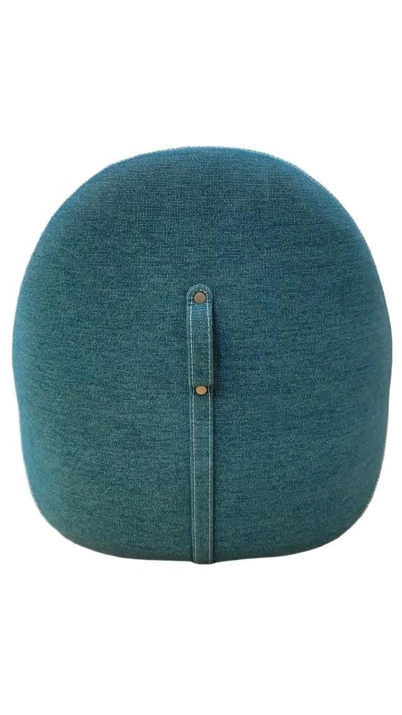 Modern Bernhardt Design Mitt Lounge Chair in Blue - 4