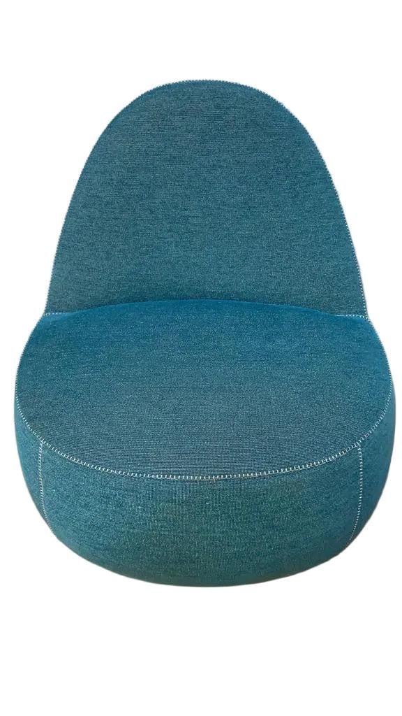 Modern Bernhardt Design Mitt Lounge Chair in Blue - 7