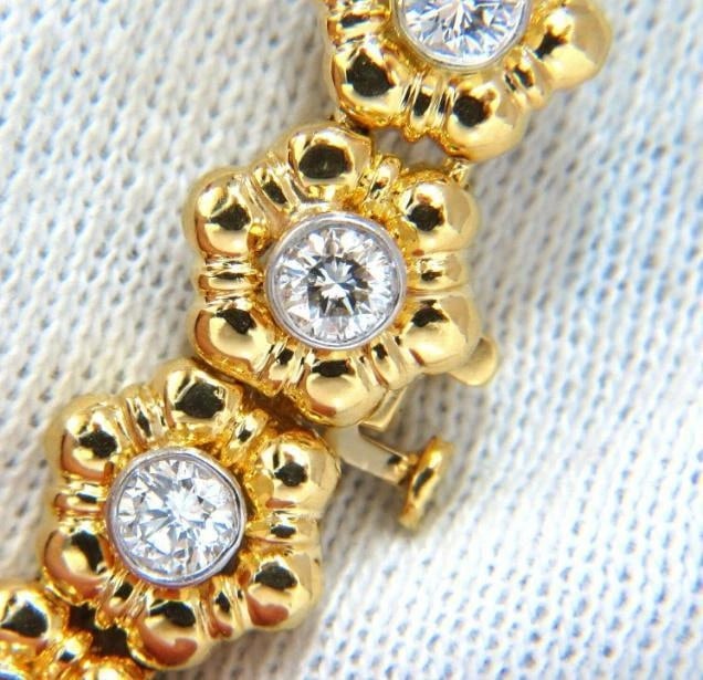 11.50ct Natural Diamonds Eternity Raised Dome Flush Mount Necklace 14kt 12352** - 4