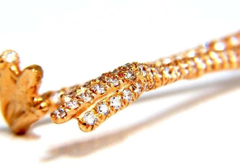 GIA Certified 178 Carat Natural Rose Quartz Flamingo Brooch Pin 18kt #12345** - 7