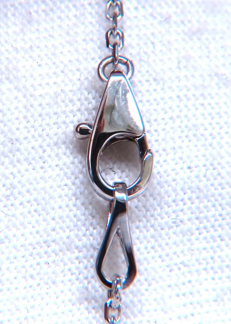 .92ct diamonds halo cluster necklace 18kt** - 4