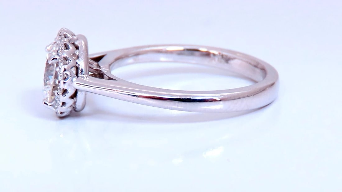 GIA Certified .81ct Natural Round Diamond solitaire ring G/Vs2 - 3