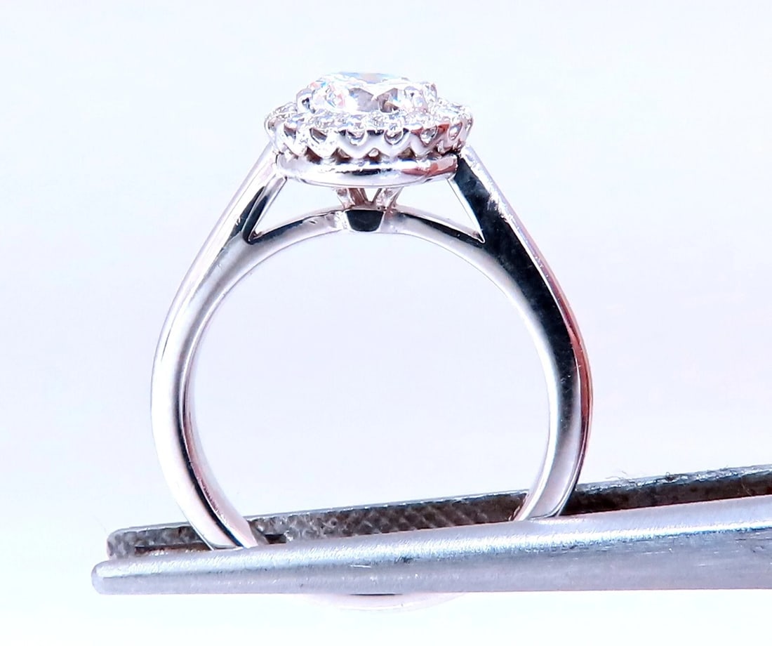 GIA Certified .81ct Natural Round Diamond solitaire ring G/Vs2 - 4