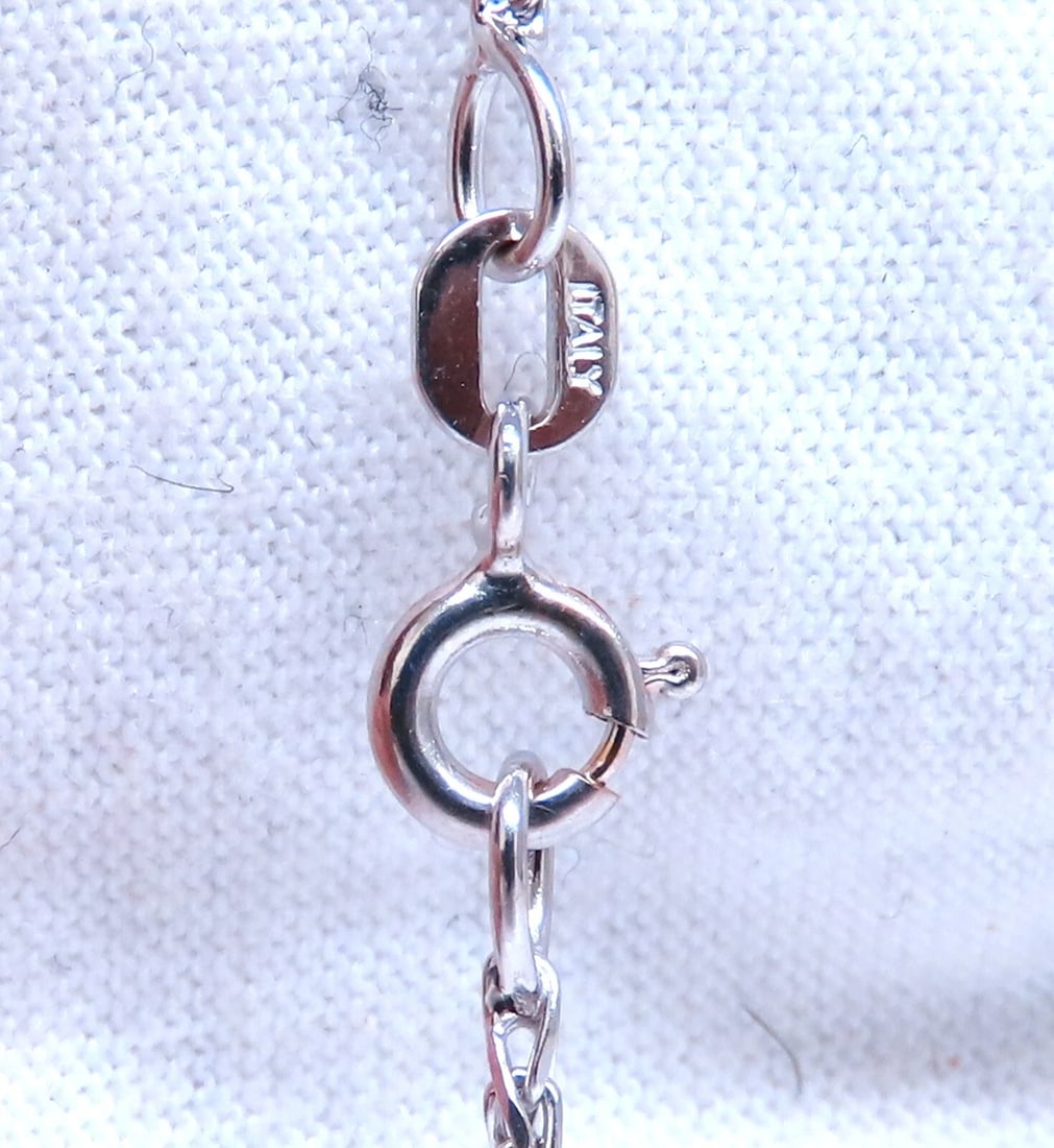 .90ct Natural Diamonds Dangle Hearts & Spiral Statement Necklace 18kt Gold** - 4