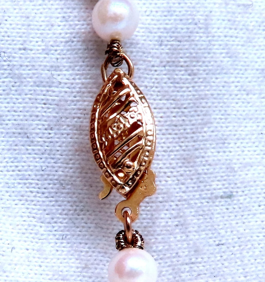 Carved Black Onyx Natural Diamonds Necklace 14kt Gold** - 6