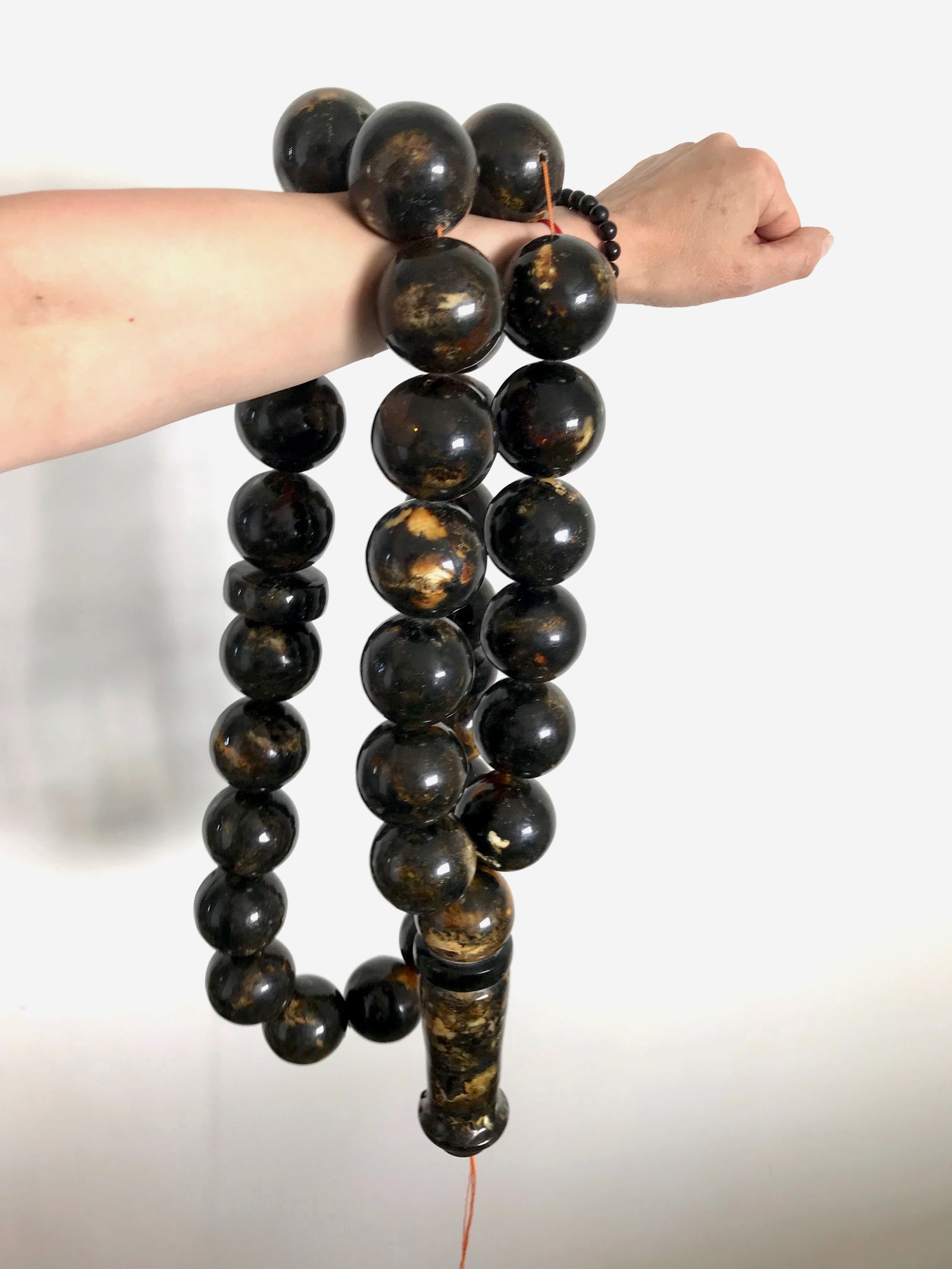 Unique and Stunning Amber Tesbih made from Round Amber beads - 3
