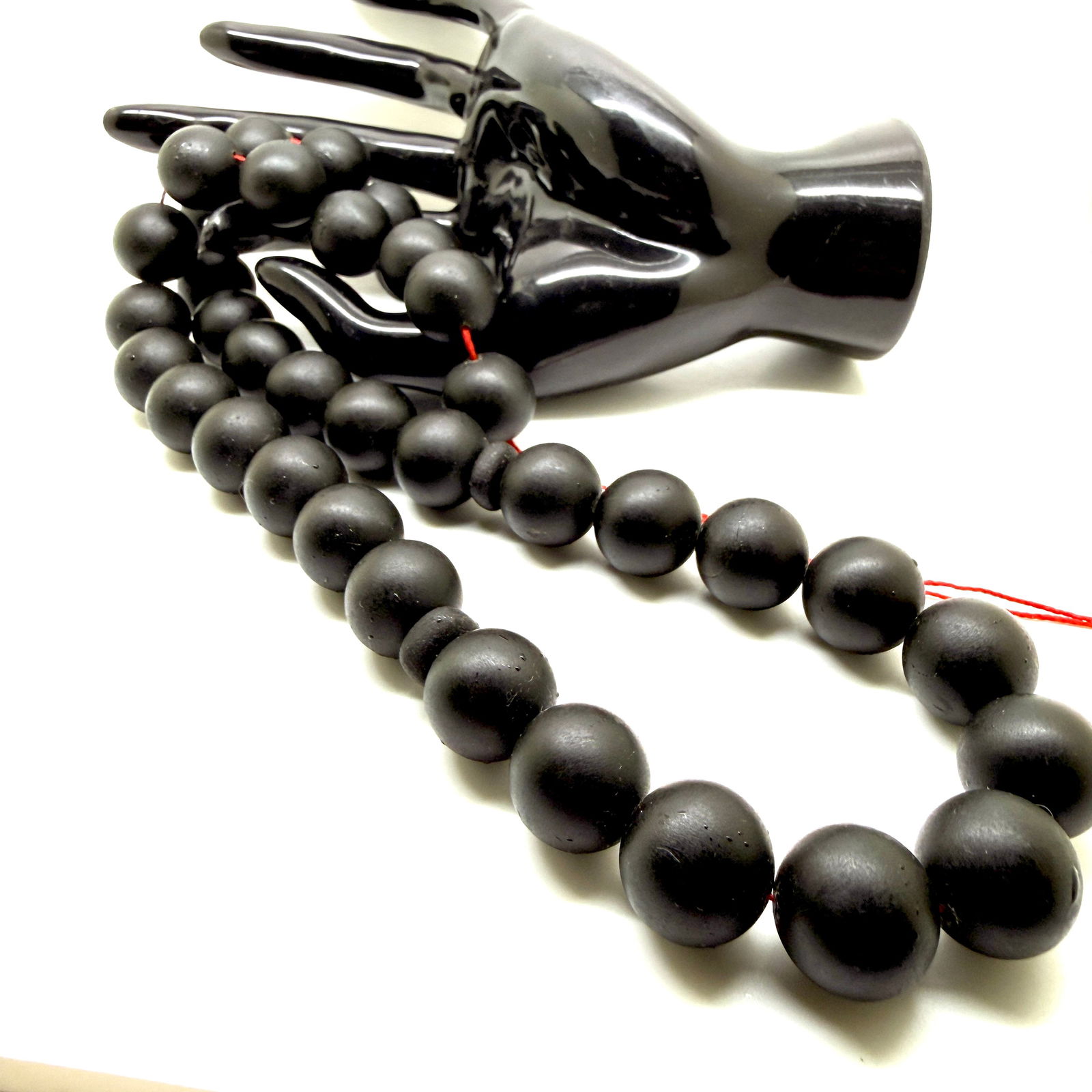 Unique and Remarkable Amber Tesbih made from Round Amber beads - 6