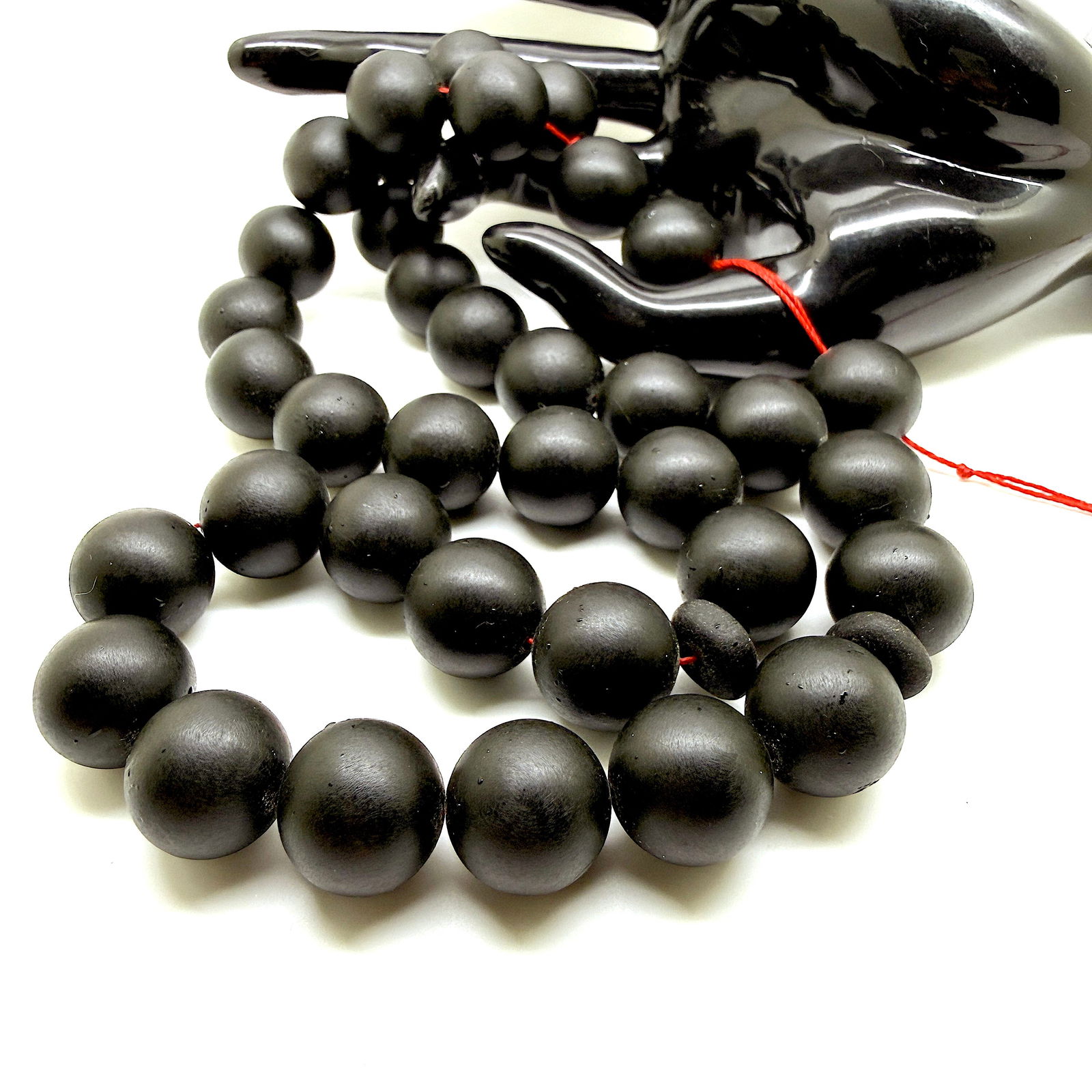 Unique and Remarkable Amber Tesbih made from Round Amber beads - 7