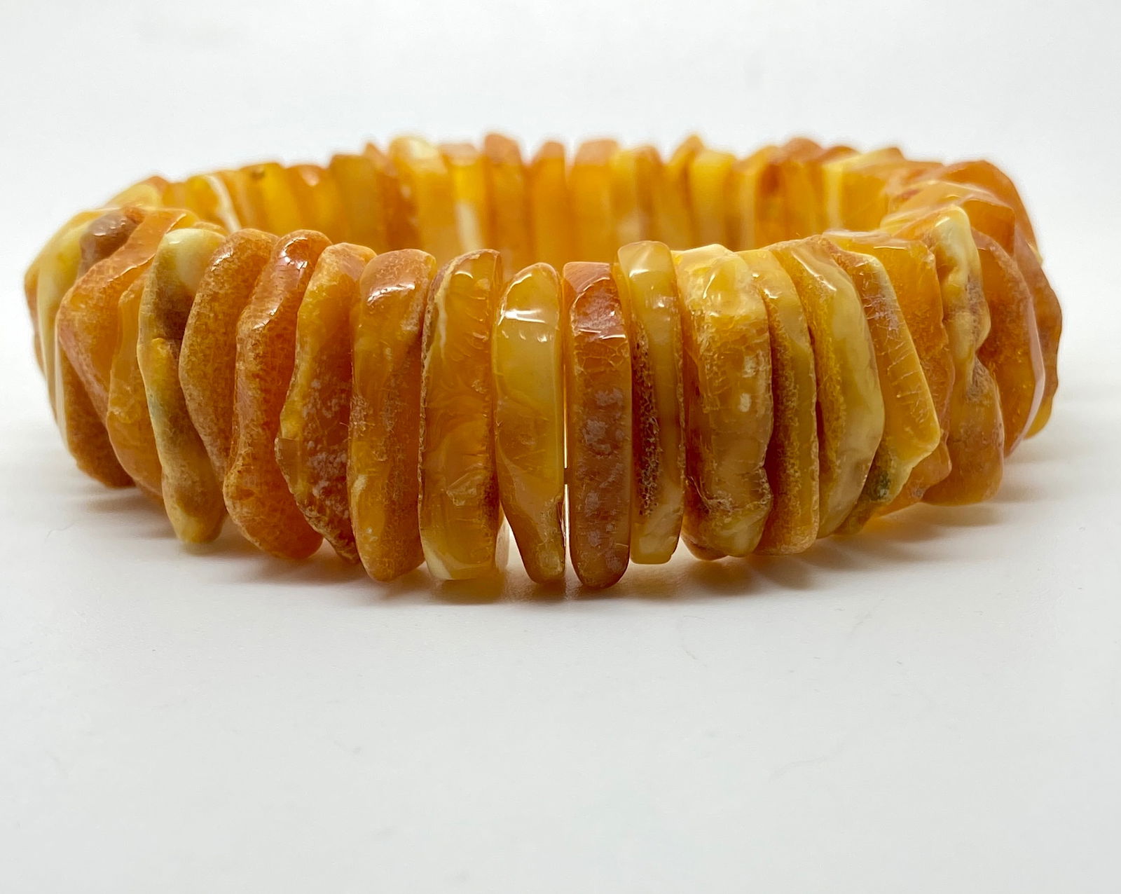 Grand Vintage cut Amber bangle bracalet - 2