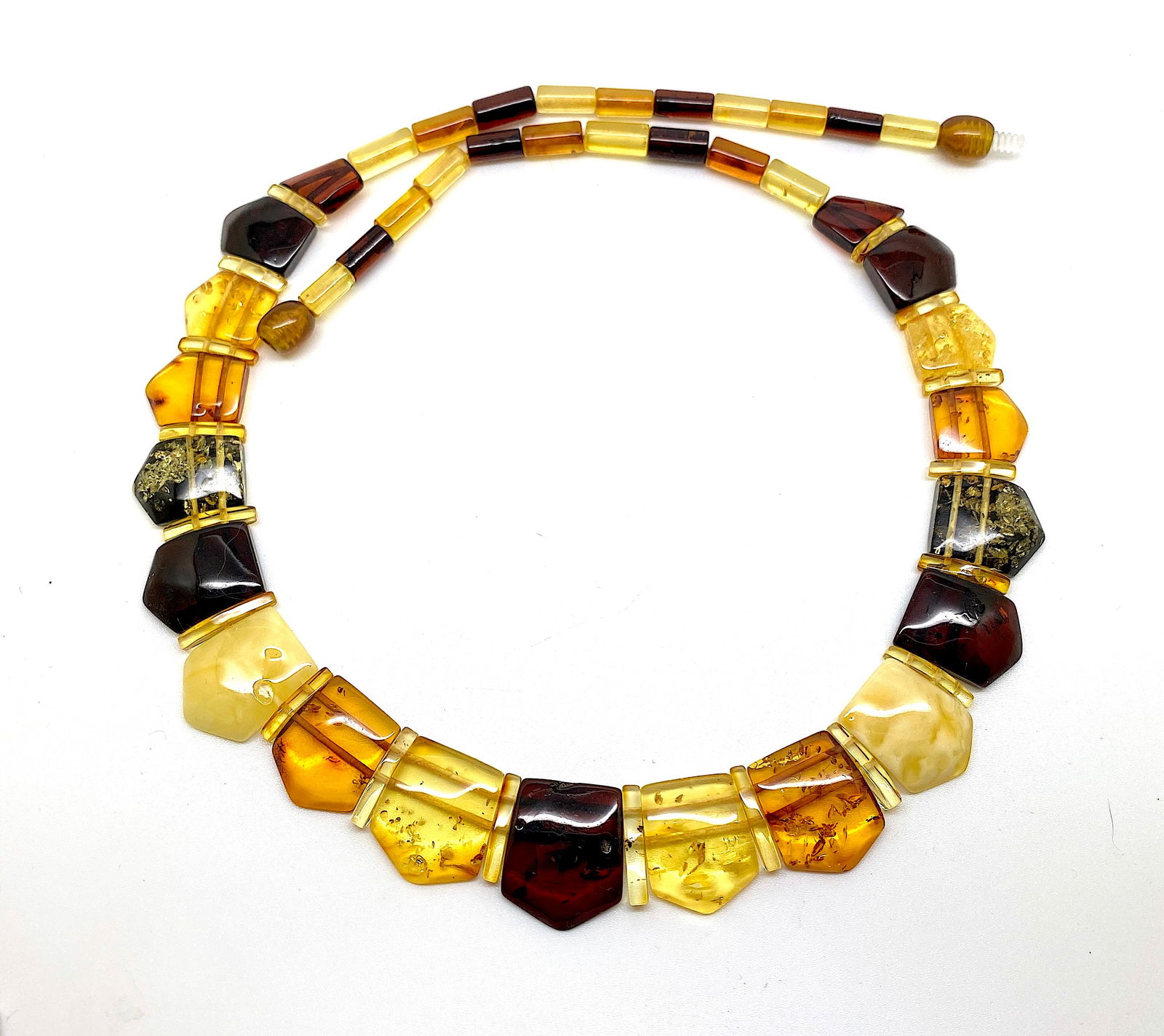 Extraordinary Amber Cleopatra necklace - 8