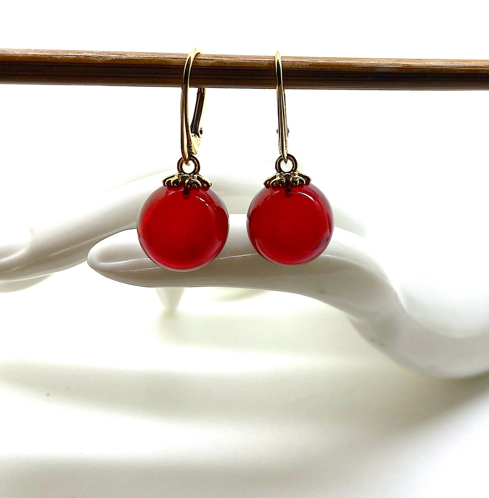 Remarkable Amber Earrings - 6