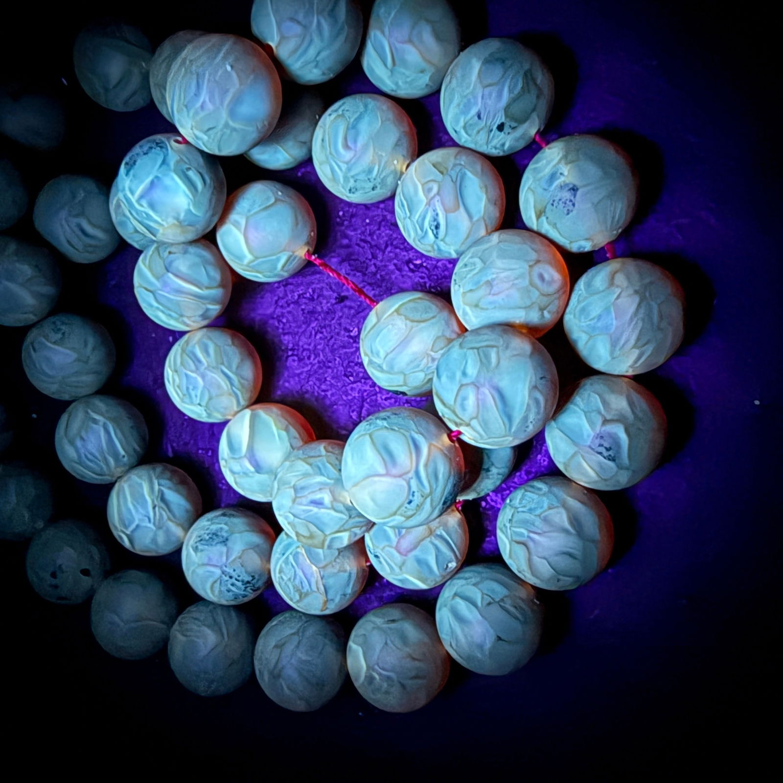 Magnificent Amber Tesbih made from Round Amber beads - 9