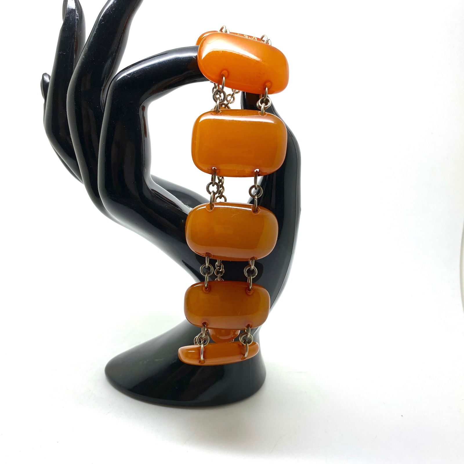 Antique Amber Bracelet made from Amber beads - 7