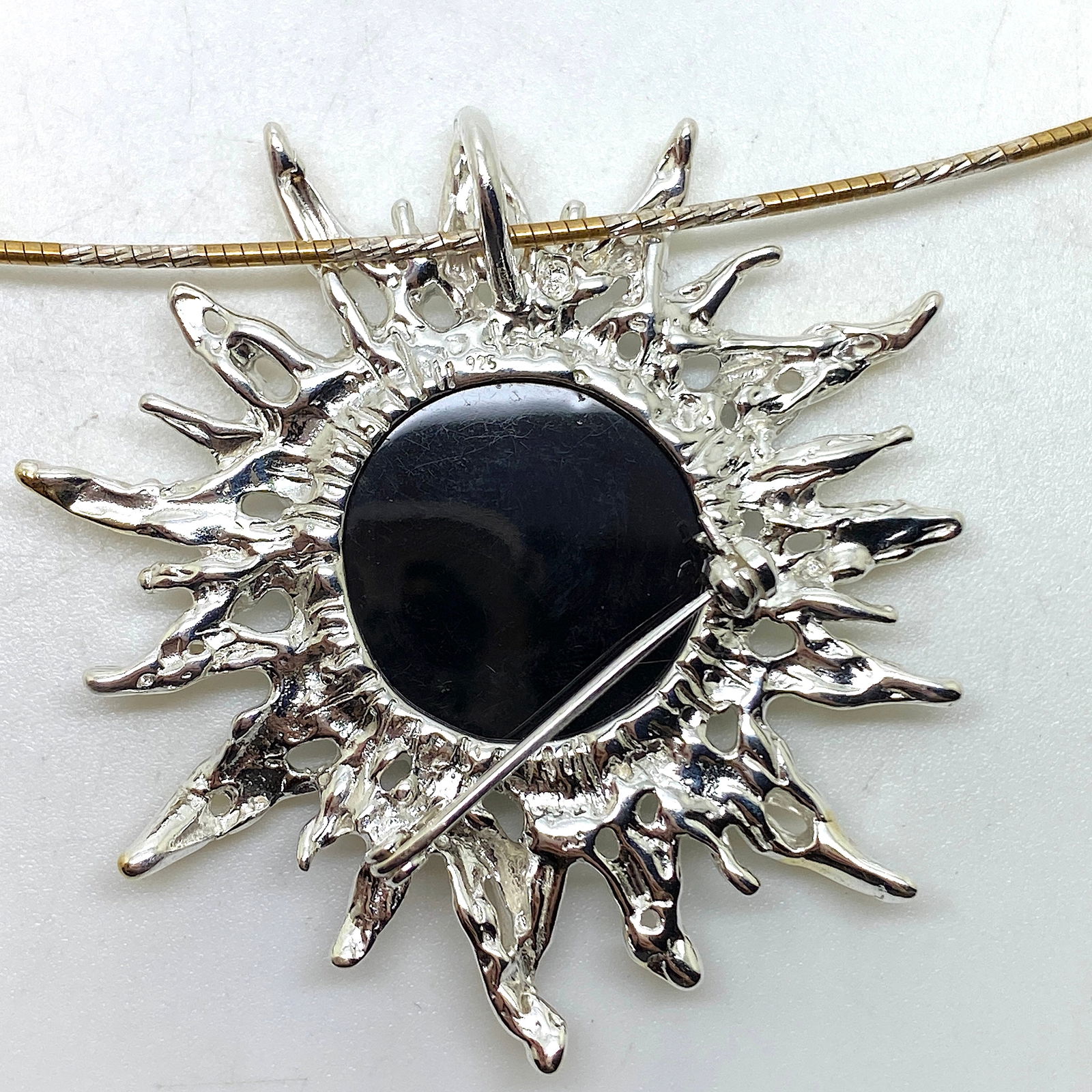 Amber Brooch / Pendant Necklace - 6