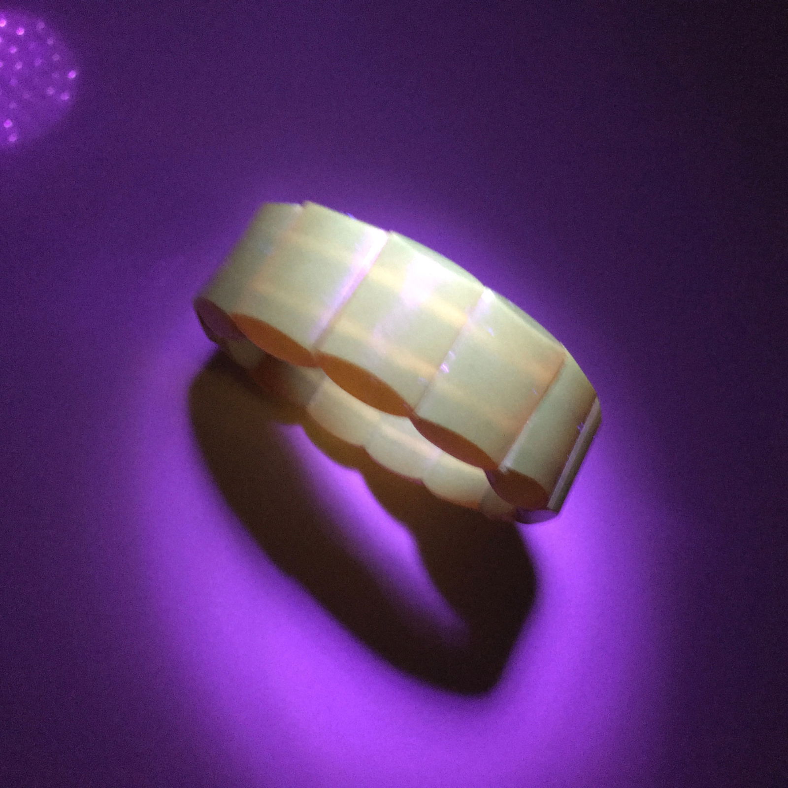 Exquisite Vintage Amber Bracelet made from Plate like Amber beads - 2