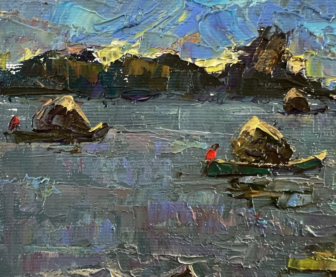 Oil painting Above the lake Oleksiy Ivanyuk - 4