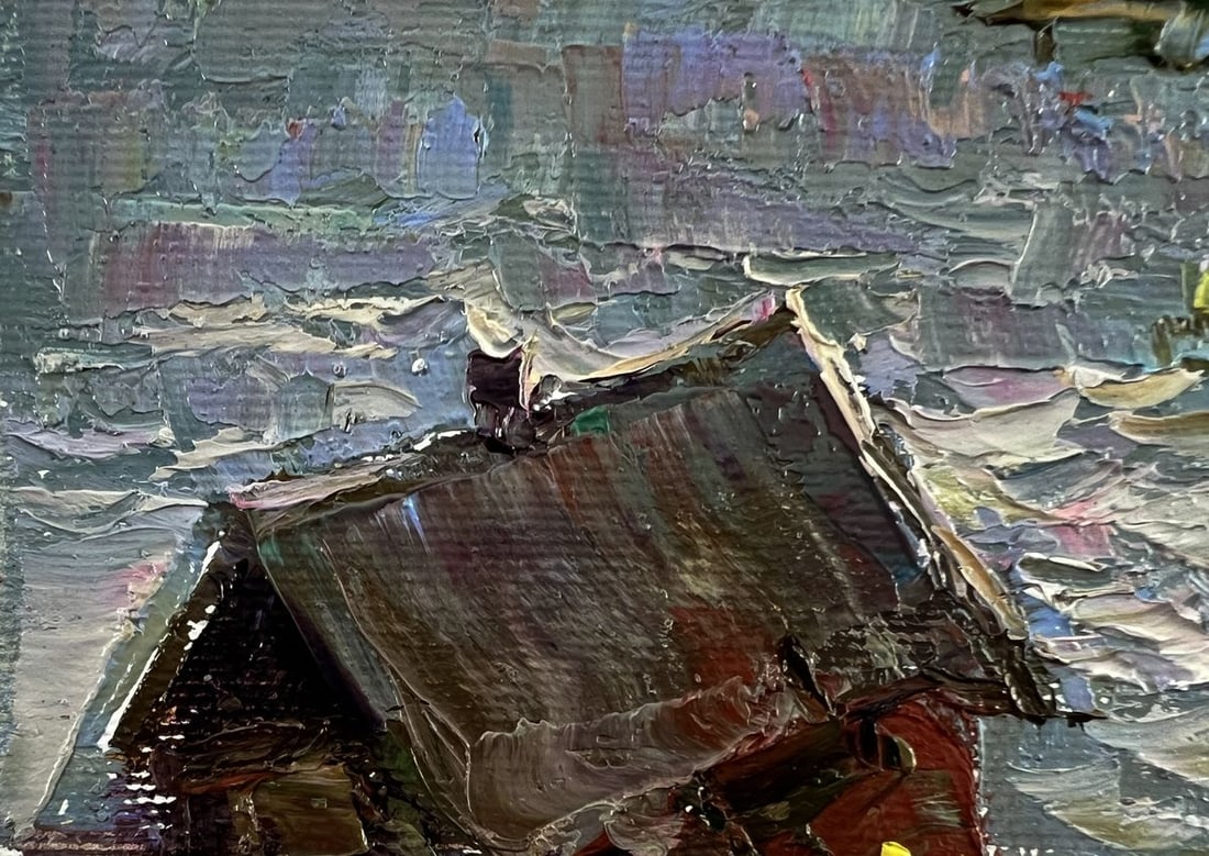 Oil painting Above the lake Oleksiy Ivanyuk - 6