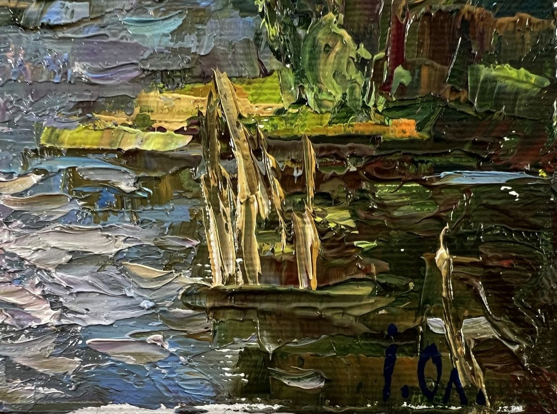 Oil painting Above the lake Oleksiy Ivanyuk - 7