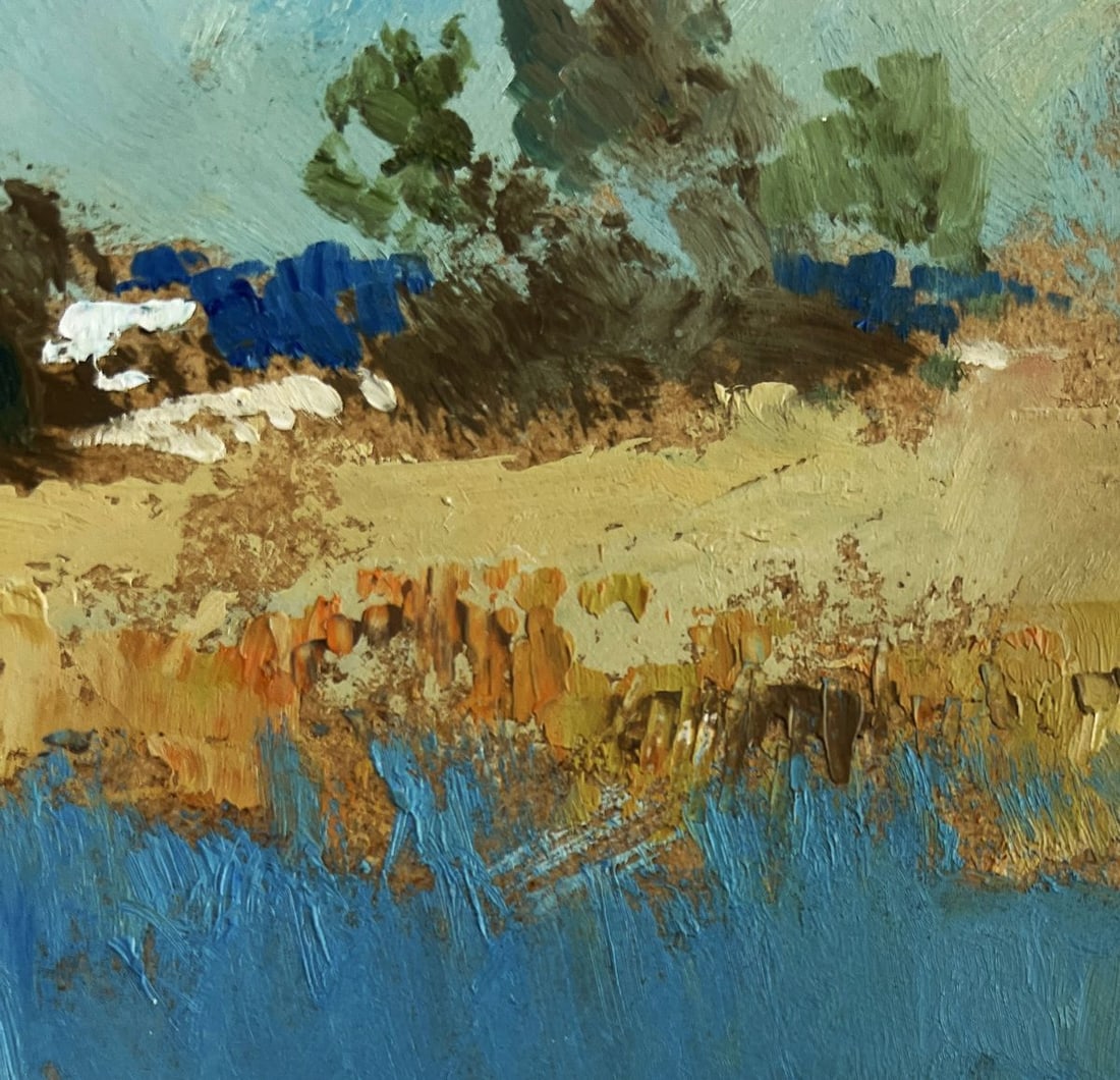 Oil painting Walking near the forest pond Yuriy Suprunchuk - 7