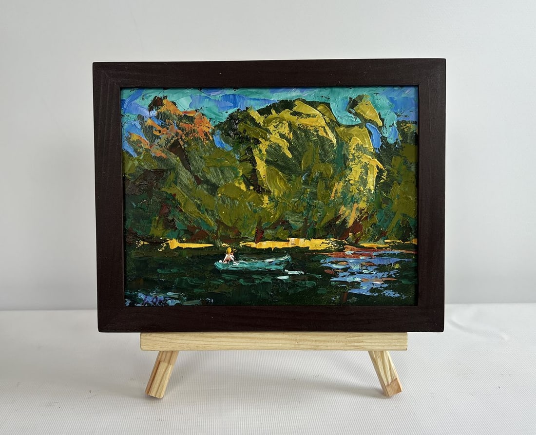 Oil painting Boating holidays Oksana Ivanyuk - 2