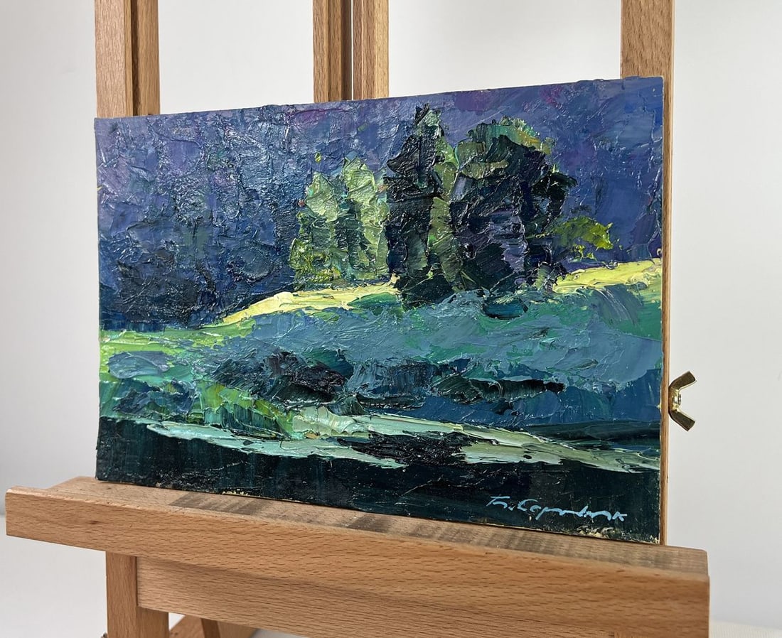 Oil painting Not far from the lake Boris Serdyuk - 3