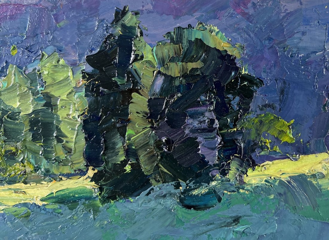 Oil painting Not far from the lake Boris Serdyuk - 5