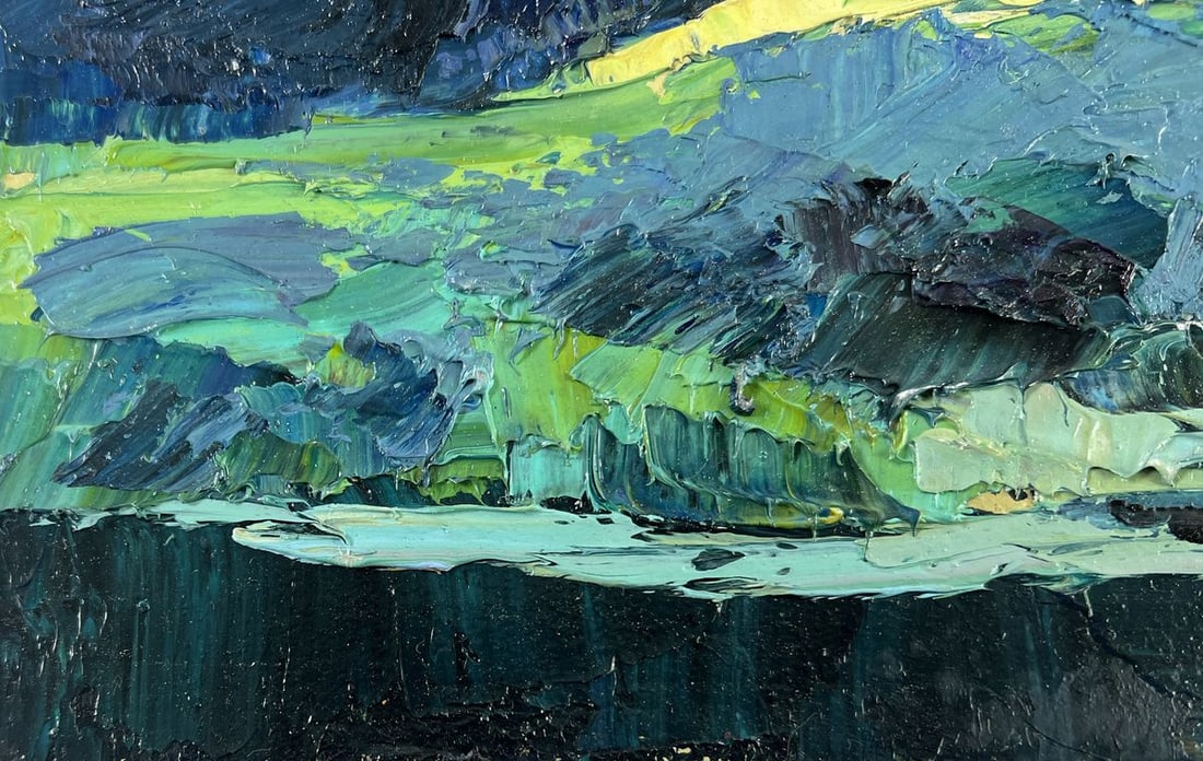 Oil painting Not far from the lake Boris Serdyuk - 6