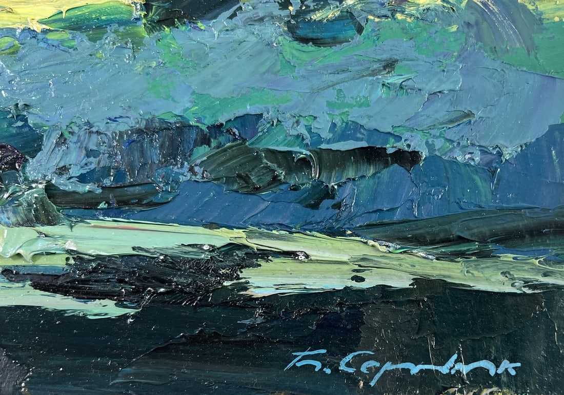 Oil painting Not far from the lake Boris Serdyuk - 7