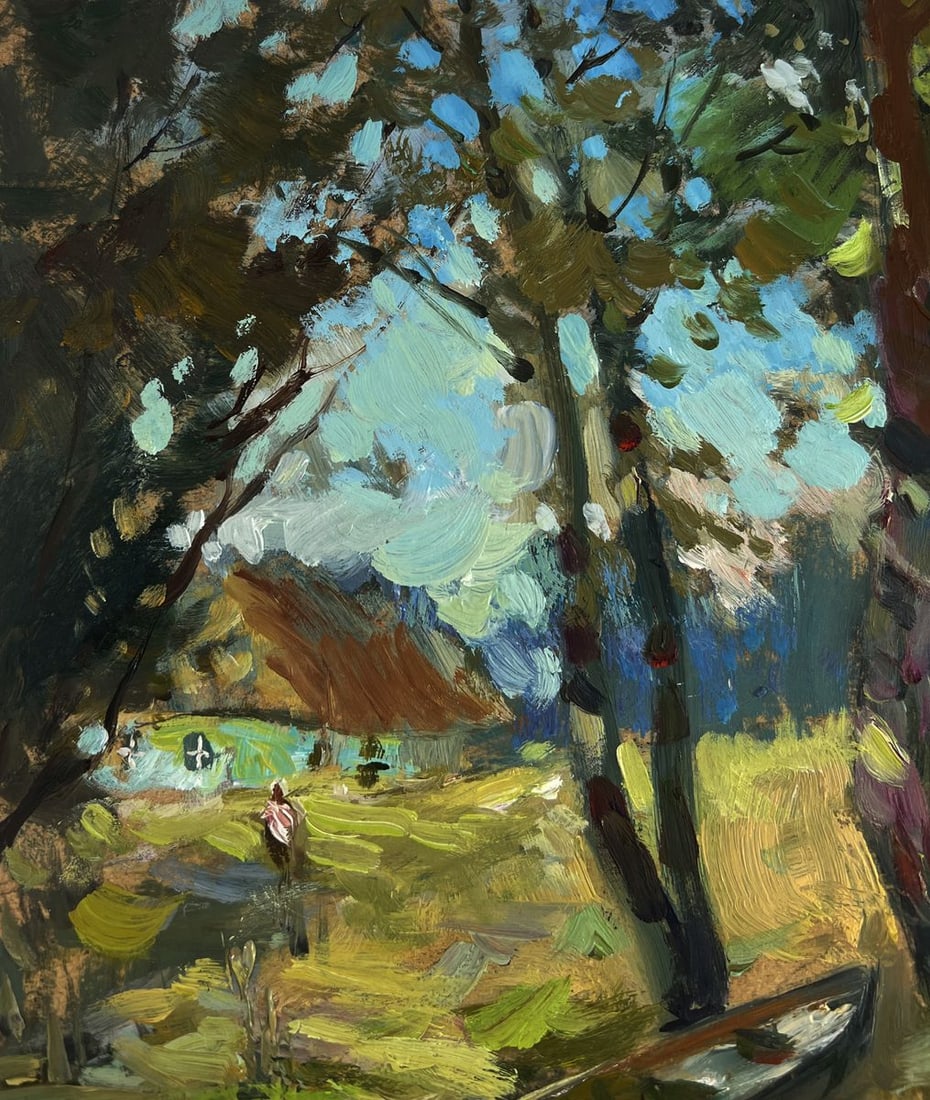 Oil painting Fisherman's boat Yuriy Suprunchuk - 4