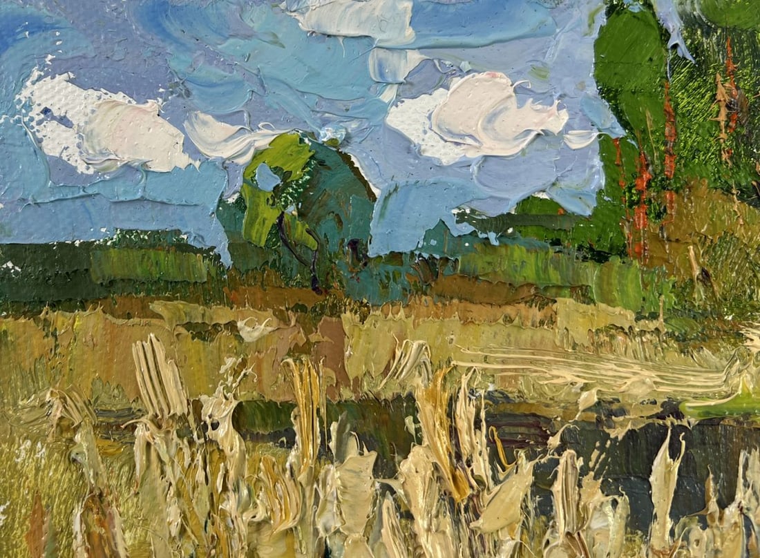 Oil painting Where water sleeps Oksana Ivanyuk - 4