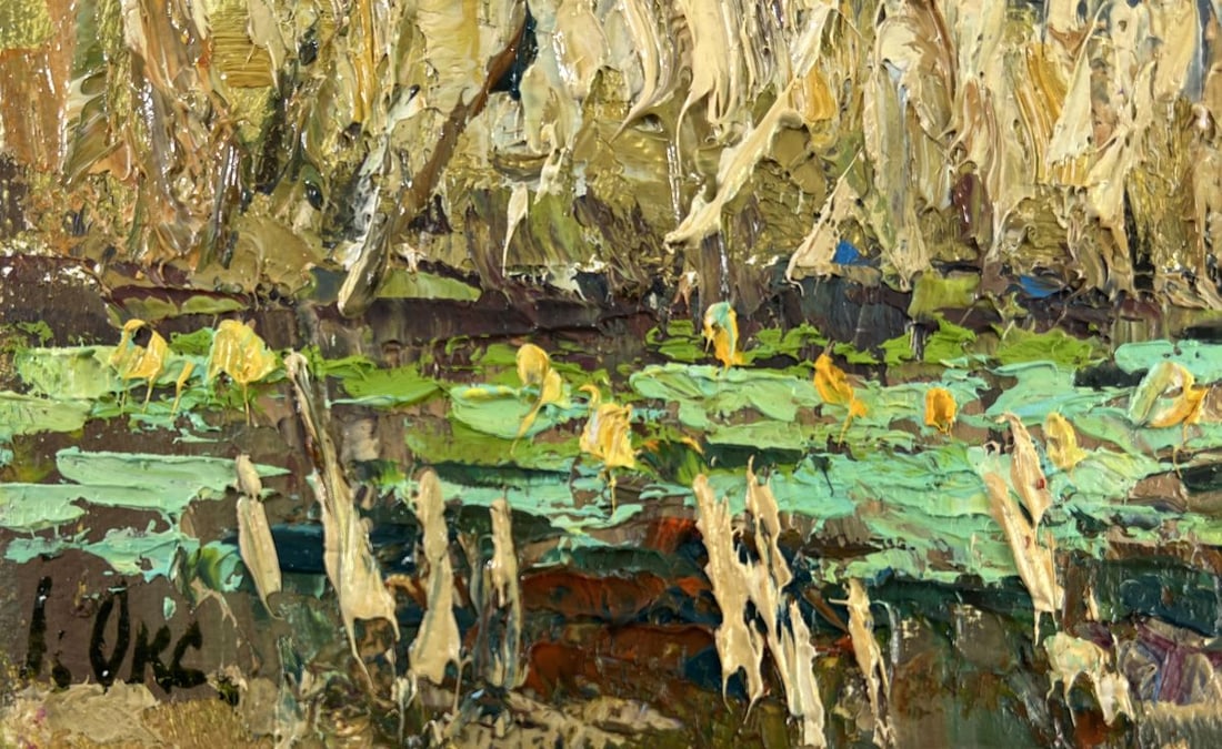 Oil painting Where water sleeps Oksana Ivanyuk - 6