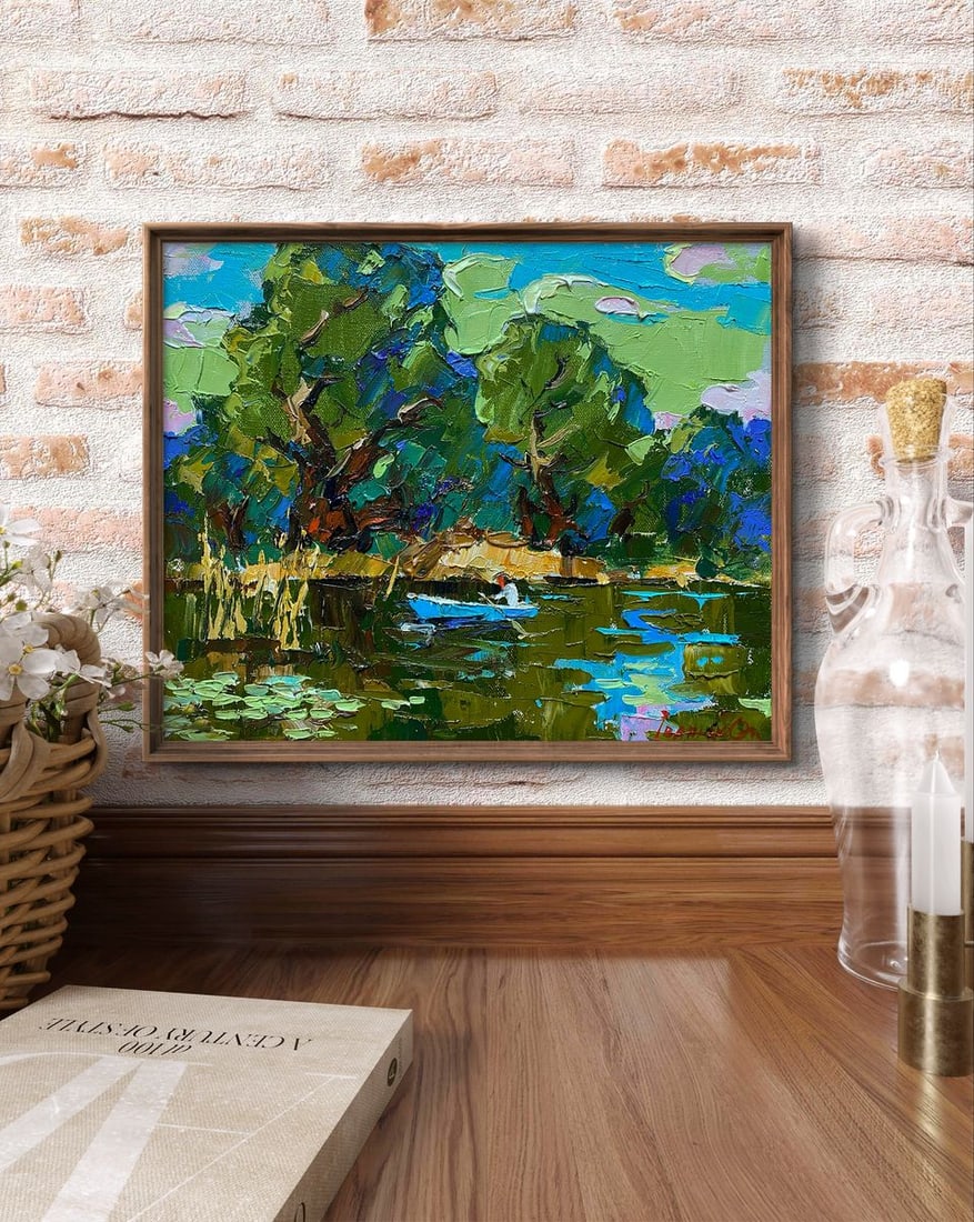 Oil painting In silence with nature Oleksiy Ivanyuk - 3