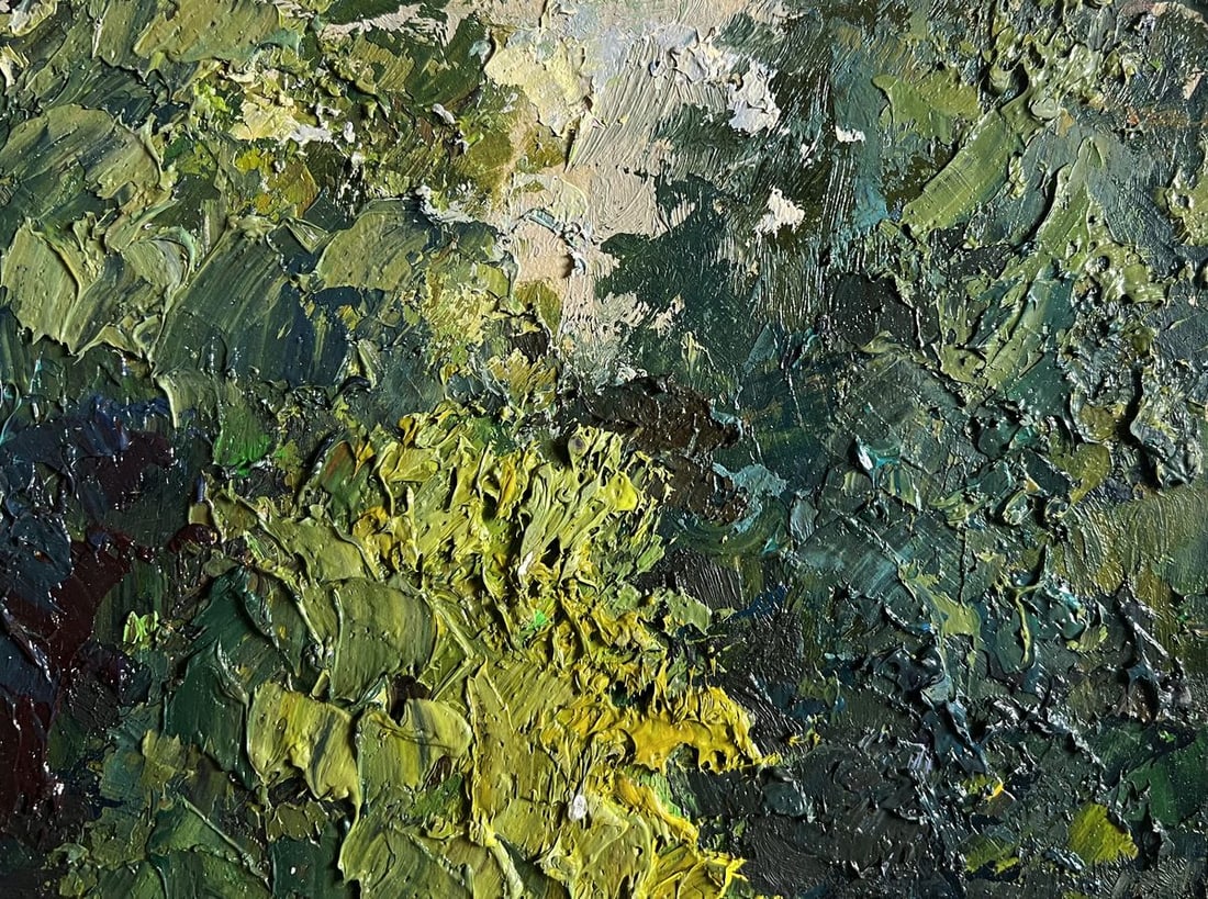 Oil painting In the forest pond Boris Serdyuk - 6