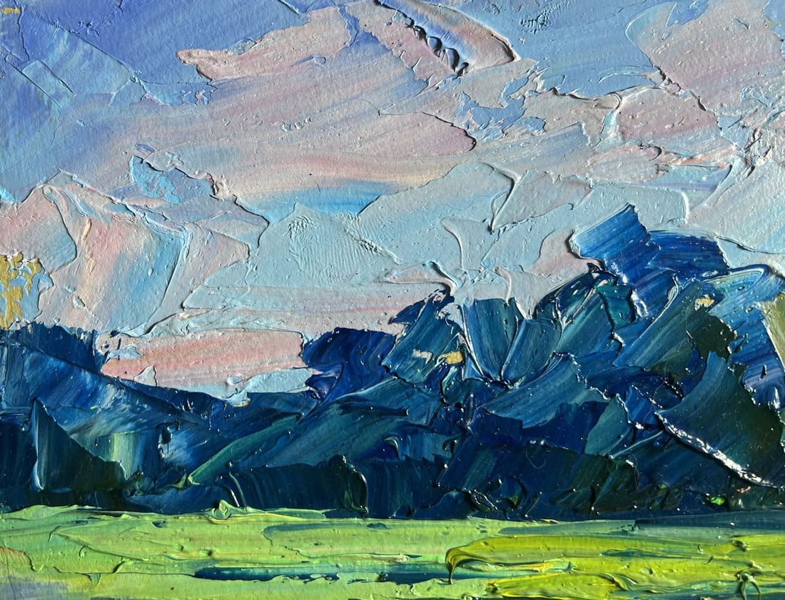 Oil painting Morning on the lake Boris Serdyuk - 4