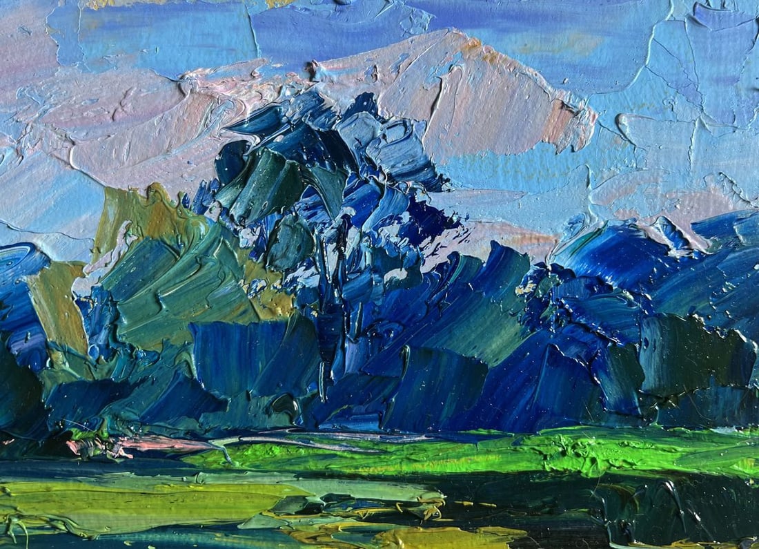 Oil painting Morning on the lake Boris Serdyuk - 6